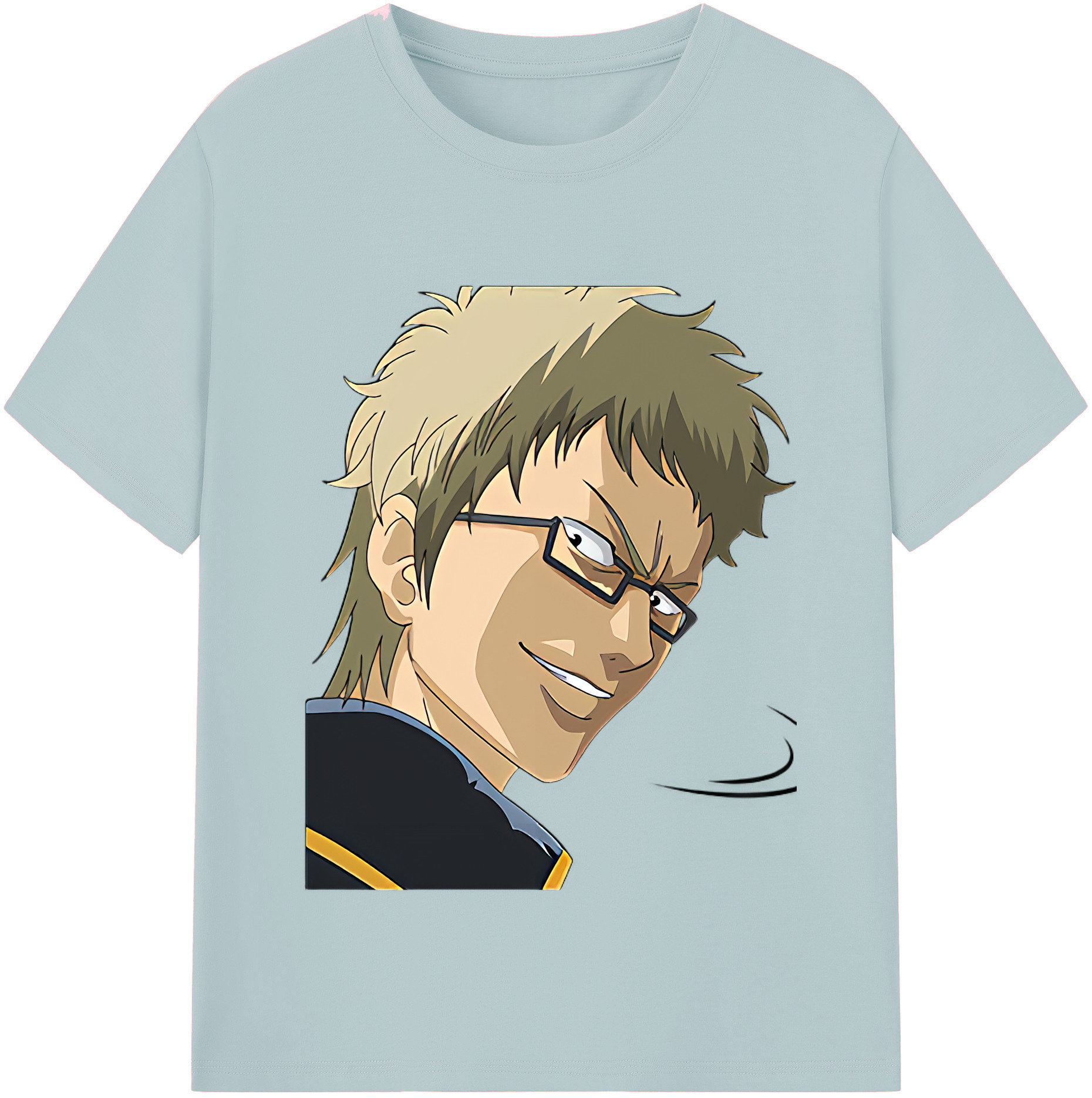 （画像用） ぎんたま 坂田銀時（さかたぎんとき） 神楽 志村新八（しむら しんぱち） GINTAMA Sakata Gintoki Kagura Shimura Shinpachi 綿100％半袖Tシャツ（フロントプリント）